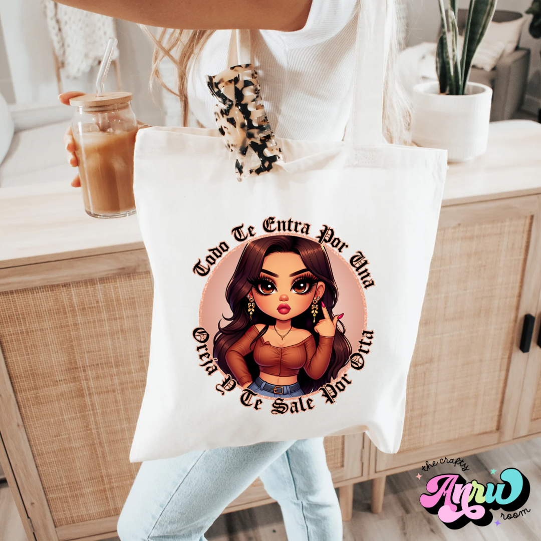 Chicana Mom Tote Bag