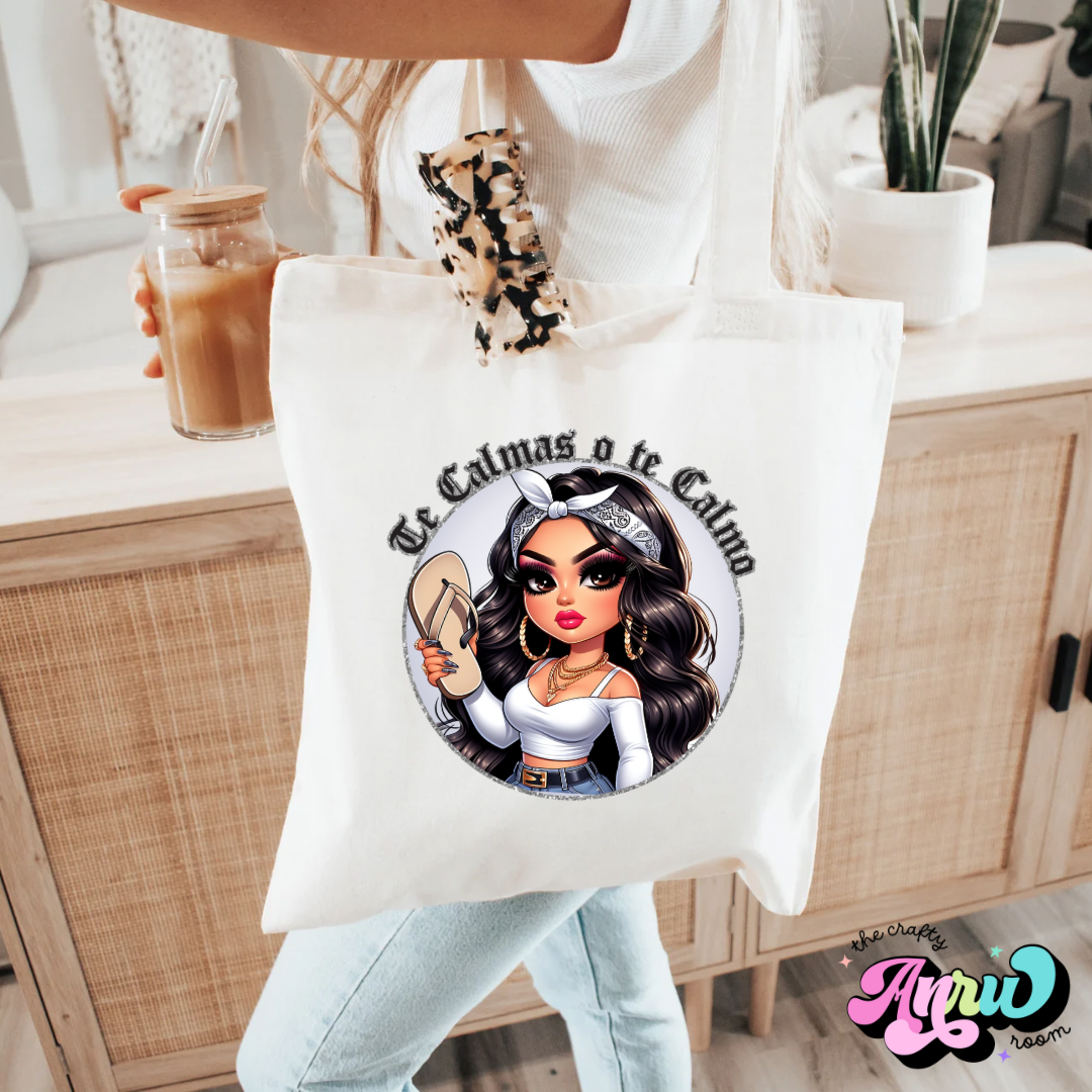 Chicana Mom Tote Bag