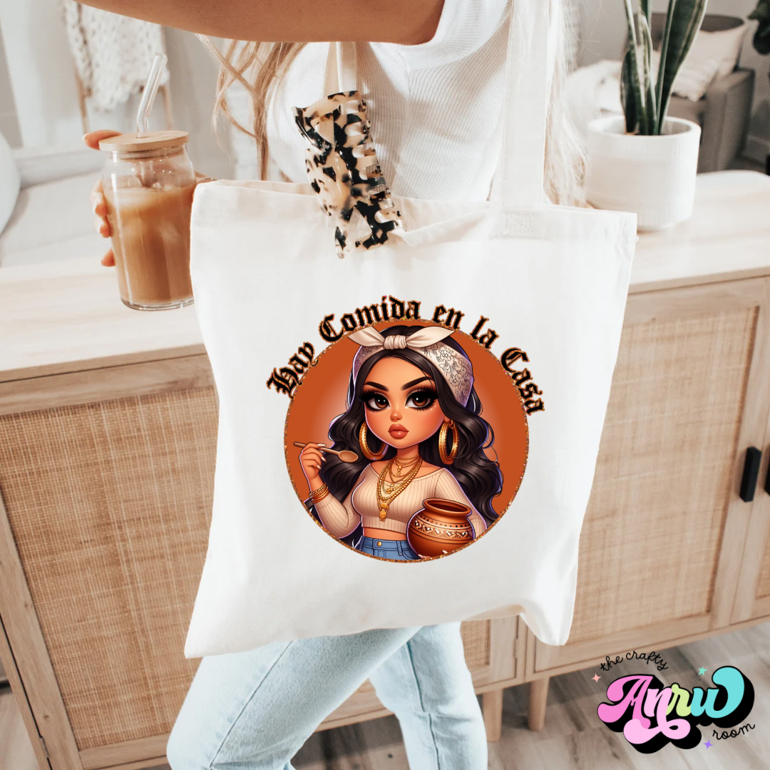 Chicana Mom Tote Bag