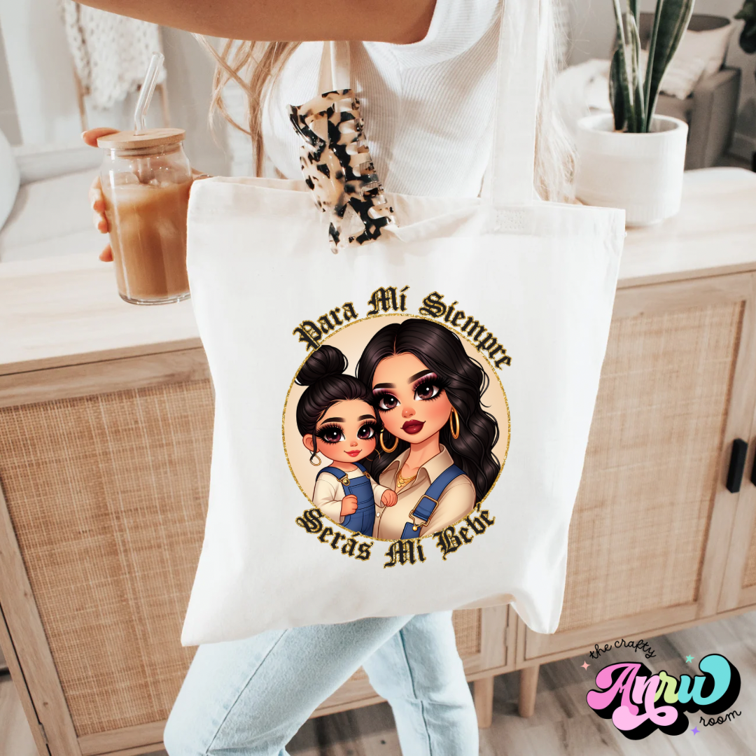 Chicana Mom Tote Bag