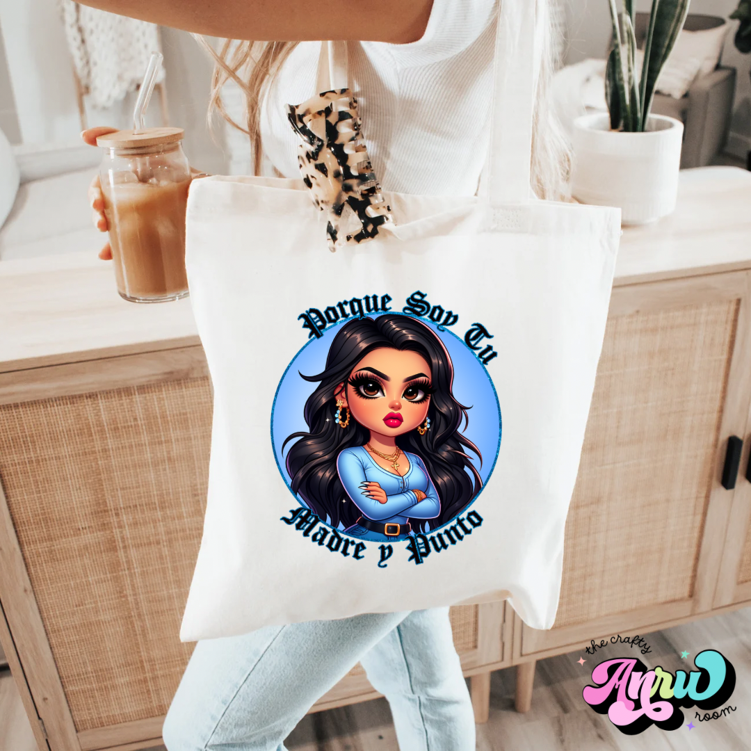 Chicana Mom Tote Bag