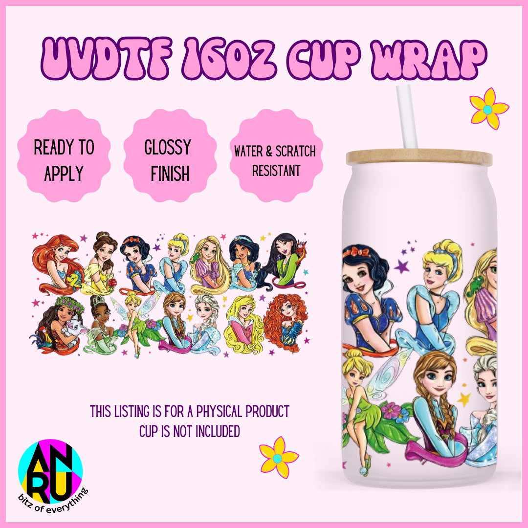 Princesses UVDTF wrap