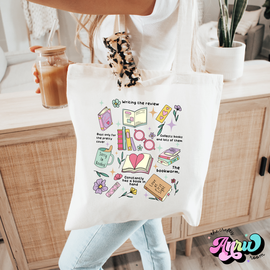 Writing the review Tote Bag